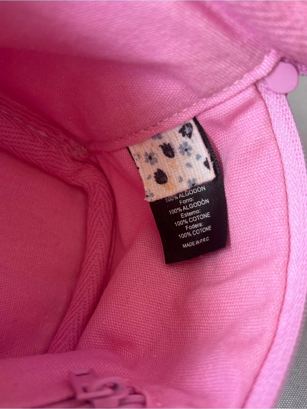 Brandy Melville Pink Striped Make-Up Bags- Set of 2